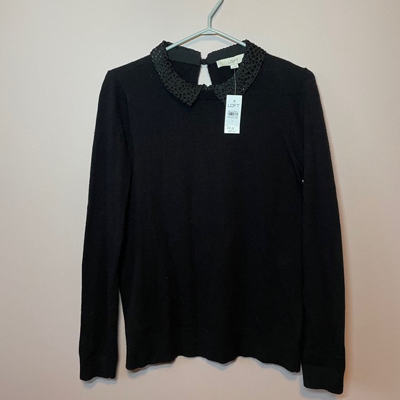 NWT Loft Collared Sweater - Picture 2 of 3